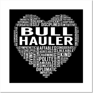 Bull Hauler Heart Posters and Art